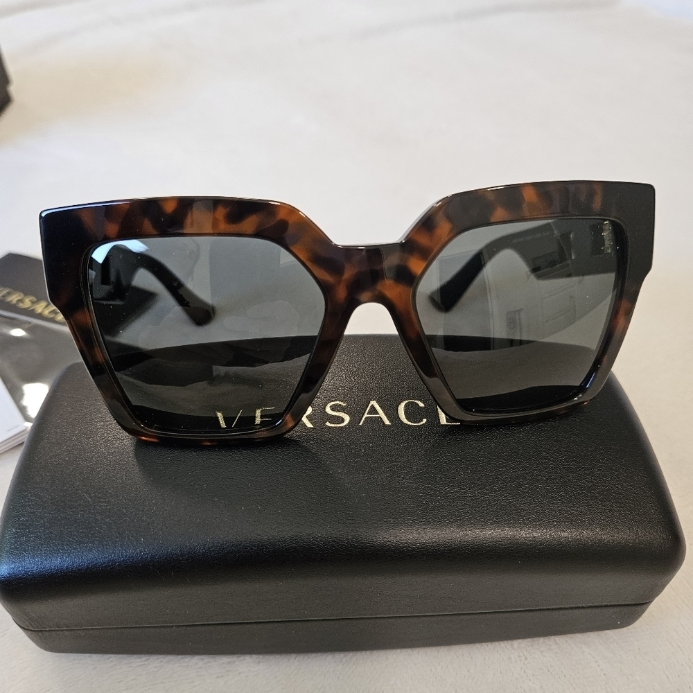 NEW VERSACE MOD 4458 5429/87 BROWN WOMEN SUNGLASSES